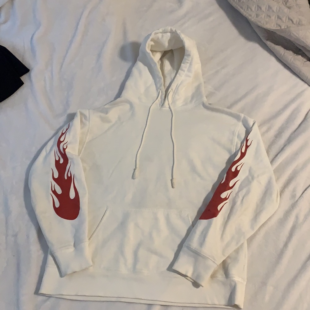 Brandy Melville Flame Hoodie
